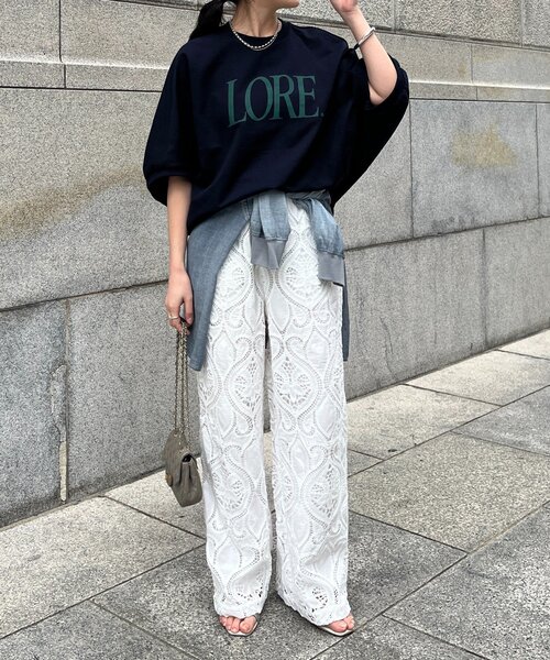 DouDou（ドゥドゥ）の「レースパンツ（その他パンツ・レディース・ブラック/ブラウン/ホワイト・TM/FREE）」の5枚目の写真