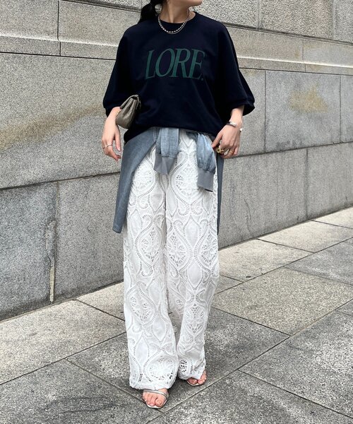 DouDou（ドゥドゥ）の「レースパンツ（その他パンツ・レディース・ブラック/ブラウン/ホワイト・TM/FREE）」の6枚目の写真