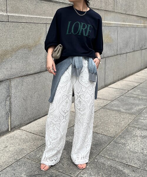 DouDou（ドゥドゥ）の「レースパンツ（その他パンツ・レディース・ブラック/ブラウン/ホワイト・TM/FREE）」の7枚目の写真