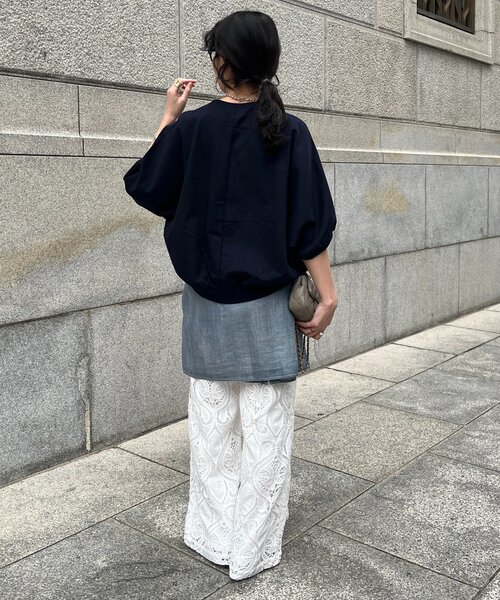 DouDou（ドゥドゥ）の「レースパンツ（その他パンツ・レディース・ブラック/ブラウン/ホワイト・TM/FREE）」の8枚目の写真