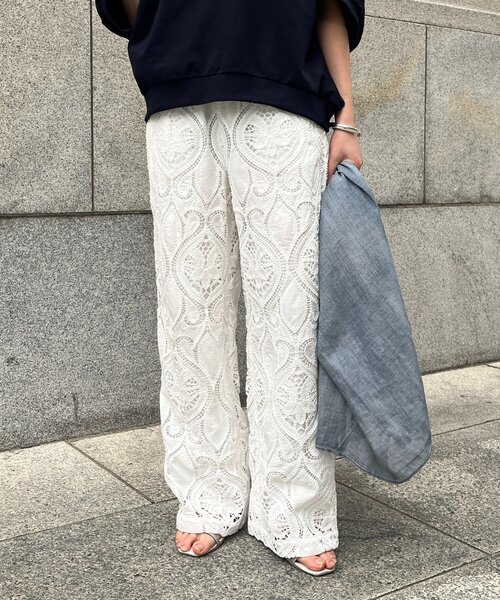 DouDou（ドゥドゥ）の「レースパンツ（その他パンツ・レディース・ブラック/ブラウン/ホワイト・TM/FREE）」の11枚目の写真