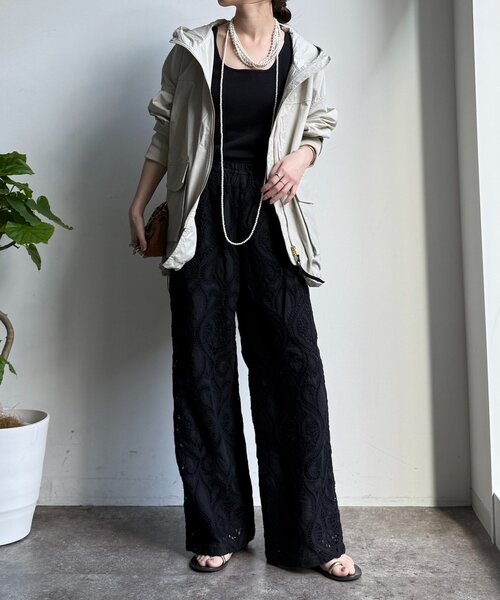 DouDou（ドゥドゥ）の「レースパンツ（その他パンツ・レディース・ブラック/ブラウン/ホワイト・TM/FREE）」の13枚目の写真