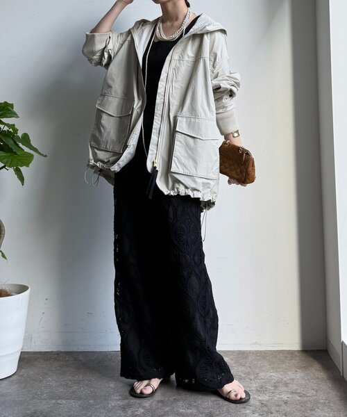 DouDou（ドゥドゥ）の「レースパンツ（その他パンツ・レディース・ブラック/ブラウン/ホワイト・TM/FREE）」の14枚目の写真