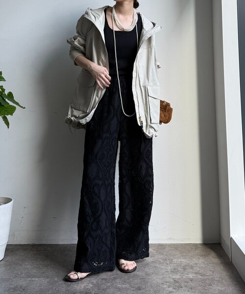 DouDou（ドゥドゥ）の「レースパンツ（その他パンツ・レディース・ブラック/ブラウン/ホワイト・TM/FREE）」の15枚目の写真