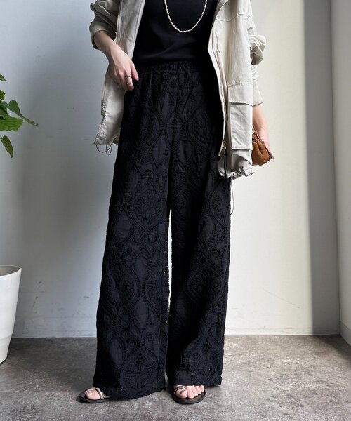 DouDou（ドゥドゥ）の「レースパンツ（その他パンツ・レディース・ブラック/ブラウン/ホワイト・TM/FREE）」の18枚目の写真