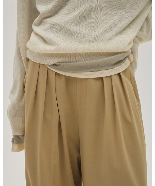 TODAYFUL（トゥデイフル）の「Hightwist Gauze Long T-shirts（Tシャツ/カットソー・レディース・セージグリーン/チョコ/インディゴブルー/キナリ・FREE）」の19枚目の写真