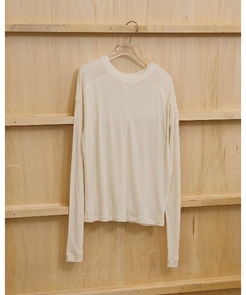TODAYFUL（トゥデイフル）の「Hightwist Gauze Long T-shirts（Tシャツ/カットソー・レディース・セージグリーン/チョコ/インディゴブルー/キナリ・FREE）」の22枚目の写真