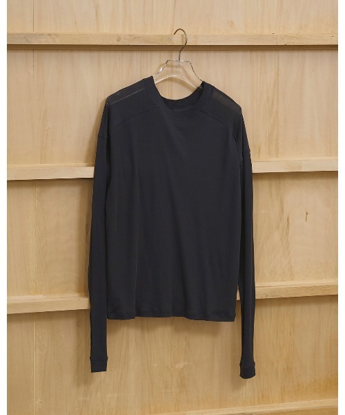 TODAYFUL（トゥデイフル）の「Hightwist Gauze Long T-shirts（Tシャツ/カットソー・レディース・セージグリーン/チョコ/インディゴブルー/キナリ・FREE）」の21枚目の写真