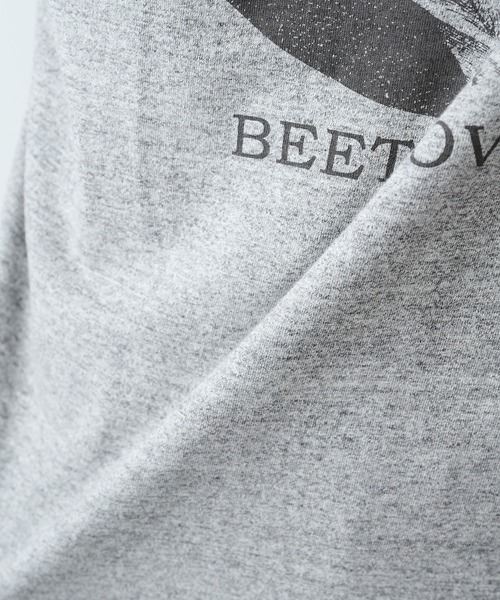 Healthknit(ヘルスニット)の「【Healthknit】26SS TOMPKINS Jersey Crewneck S/S(Beethoven Print) 218※(Tシャツ/カットソー・メンズ・ホワイト/ヘザーグレー・XL/L/M)」の16枚目の写真