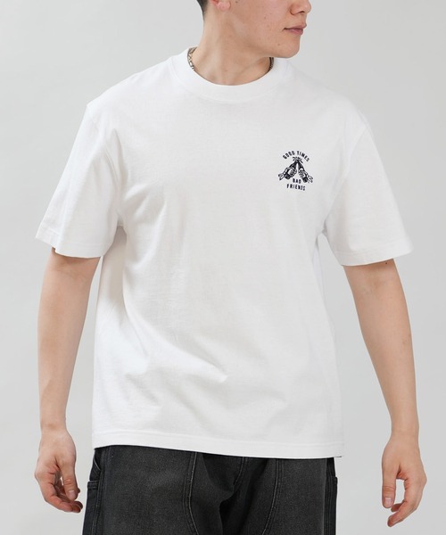 LURKING CLASS(ラーキングクラス)の「【ムラサキスポーツ限定】LURKING CLASS/ラーキングクラス 半袖 Tシャツ ワンポイント 刺繡 ST26STM02(Tシャツ/カットソー・メンズ・ブラック/ホワイト・M/XL/L)」の1枚目の写真