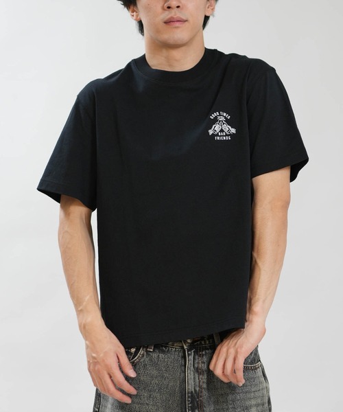 LURKING CLASS(ラーキングクラス)の「【ムラサキスポーツ限定】LURKING CLASS/ラーキングクラス 半袖 Tシャツ ワンポイント 刺繡 ST26STM02(Tシャツ/カットソー・メンズ・ブラック/ホワイト・M/XL/L)」の2枚目の写真