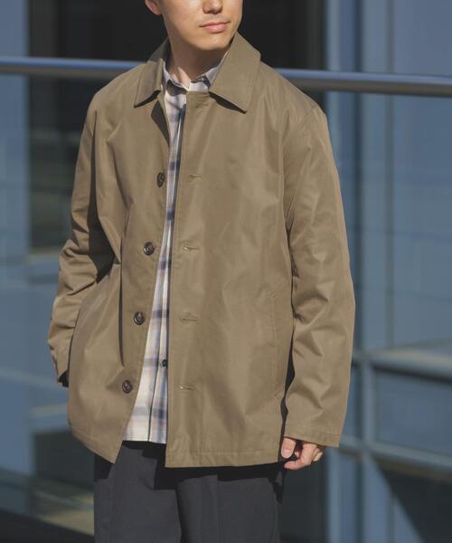 ITEMS URBANRESEARCH（アイテムズ アーバンリサーチ）の「防花粉×UVカット ステンカラーコート(楽着シリーズ)（その他アウター・メンズ・ベージュ/ブラック/カーキ・LARGE/MEDIUM）」の19枚目の写真