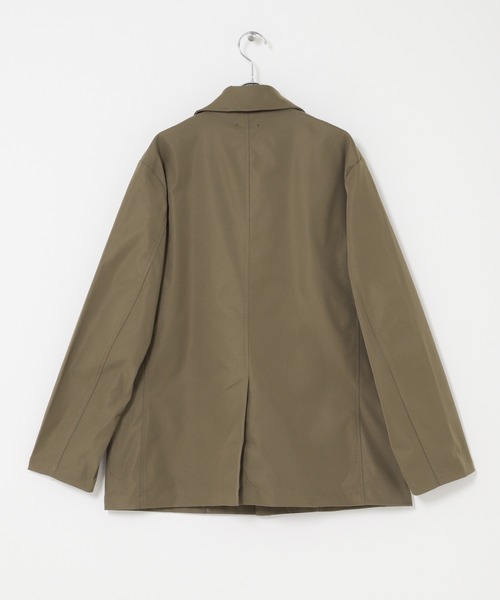 ITEMS URBANRESEARCH(アイテムズ アーバンリサーチ)の「防花粉×UVカット ステンカラーコート(楽着シリーズ)(その他アウター・メンズ・ベージュ/ブラック/カーキ・LARGE/MEDIUM)」の7枚目の写真