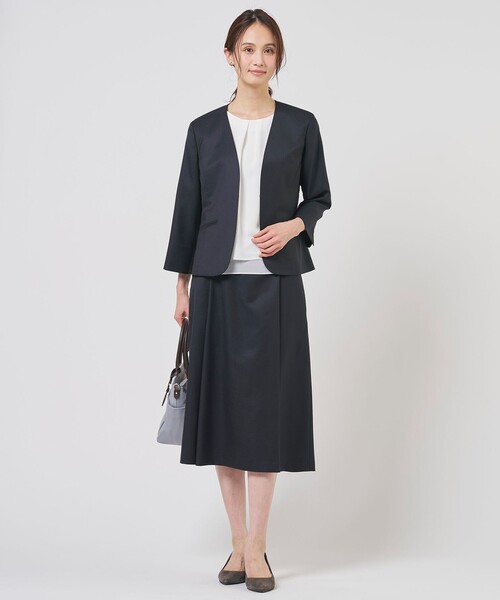 J.PRESS(ジェイプレス)の「ドライシフォン カットソー(Tシャツ/カットソー・レディース・ホワイト系・LARGE/MEDIUM)」の3枚目の写真