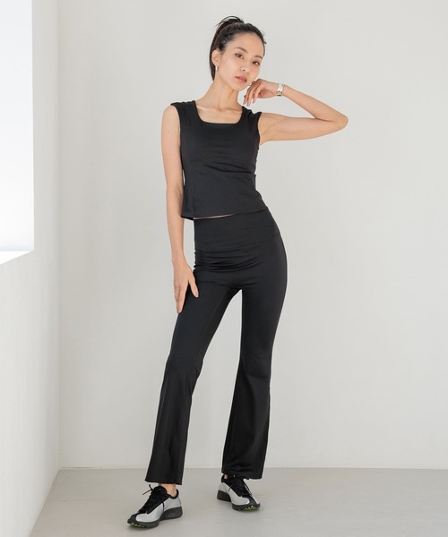 HEREIAM（ヘレイアム）の「【HEREIAM】コンフォートフレアLEG（レギンス/スパッツ・レディース・ブルー系その他/ブラウン系/ブラック・LARGE/MEDIUM/SMALL）」の16枚目の写真