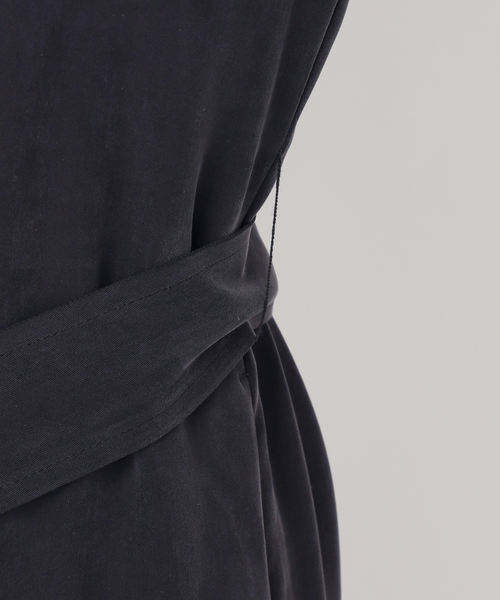 Noble（ノーブル）の「ELENI/エルニ キュプラサテンリーンワンピース（ワンピース・レディース・ブラック/ホワイト・36/38）」の5枚目の写真