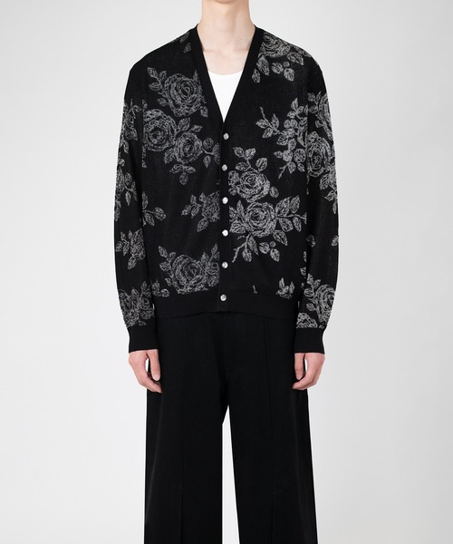 LAD MUSICIAN（ラッドミュージシャン）の「HAND-DRAWN FLOWER CARDIGAN（カーディガン/ボレロ・メンズ・ブルー系/ブラック/グレー系・FREE）」の11枚目の写真