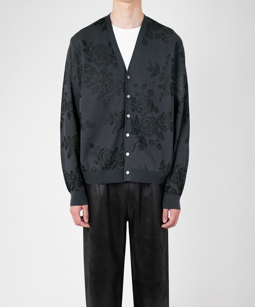 LAD MUSICIAN（ラッドミュージシャン）の「HAND-DRAWN FLOWER CARDIGAN（カーディガン/ボレロ・メンズ・ブルー系/ブラック/グレー系・FREE）」の15枚目の写真