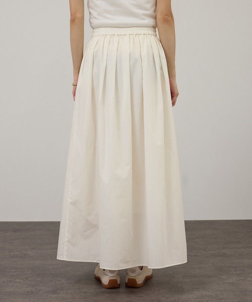 SALON adam et rope'(サロン アダム エ ロペ)の「コーティングギャザータックスカート / セットアップ対応(スカート・レディース・ホワイト/ブルー系その他2・FREE)」の9枚目の写真