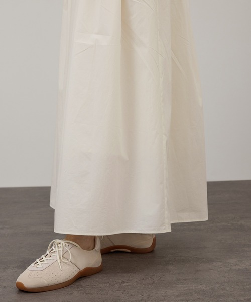 SALON adam et rope'(サロン アダム エ ロペ)の「コーティングギャザータックスカート / セットアップ対応(スカート・レディース・ホワイト/ブルー系その他2・FREE)」の12枚目の写真