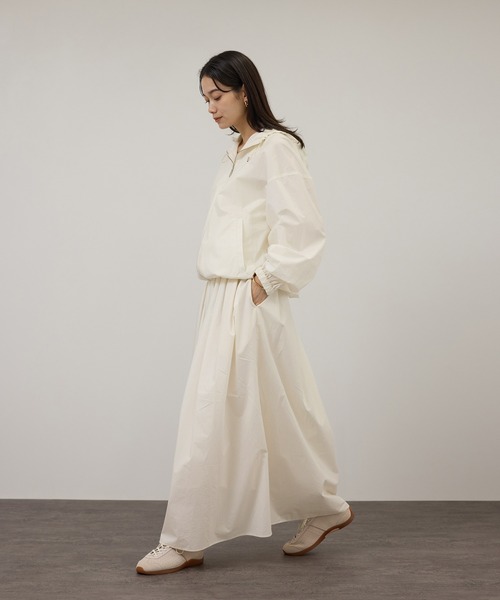 SALON adam et rope'(サロン アダム エ ロペ)の「コーティングギャザータックスカート / セットアップ対応(スカート・レディース・ホワイト/ブルー系その他2・FREE)」の17枚目の写真