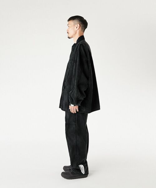 N.HOOLYWOOD（N.ハリウッド）の「4POCKETS JACKET（カバーオール・メンズ・ブラック・36/38/40）」の2枚目の写真