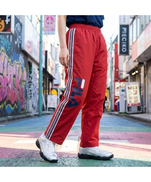 セール】FILA｜フィラ（レディース）のパンツ（レッド/赤色系