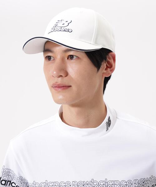 New Balance Golf（ニューバランスゴルフ）の「【new balance golf】6パネルキャップ (MENS)（キャップ・メンズ・ネイビー/ブルー系その他2/ホワイト・FREE）」の2枚目の写真