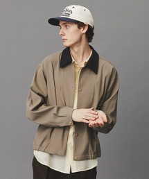 PUBLIC TOKYO（パブリックトウキョウ）の「ブラッシュドカラーオーバーコーチブルゾン /春服/切り替え/ストレッチ/伸縮性/アウター（ブルゾン）」