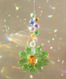 ammy.（エイミードット）の「【 ammy. / エイミードット 】 オーロラ フラワー サンキャッチャー/窓飾り インテリア（インテリア雑貨）」