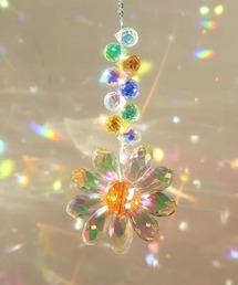 ammy.（エイミードット）の「【 ammy. / エイミードット 】 オーロラ フラワー サンキャッチャー/窓飾り インテリア（インテリア雑貨）」