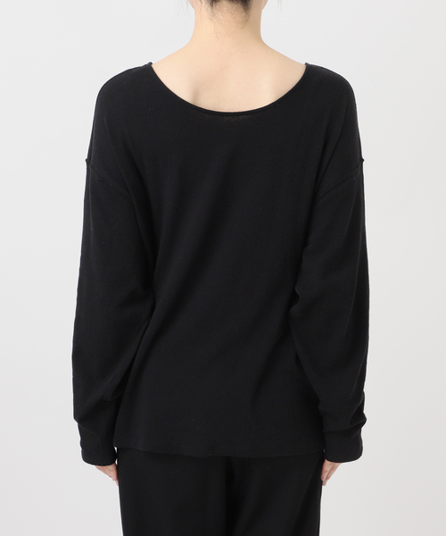 EMILY WEEK(エミリーウィーク)の「《追加》Foggyコットン2WAYプルオーバー(Tシャツ/カットソー・レディース・グレー/ホワイト・FREE)」の9枚目の写真