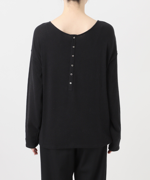 EMILY WEEK(エミリーウィーク)の「《追加》Foggyコットン2WAYプルオーバー(Tシャツ/カットソー・レディース・グレー/ホワイト・FREE)」の12枚目の写真