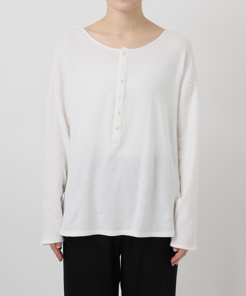 EMILY WEEK(エミリーウィーク)の「《追加》Foggyコットン2WAYプルオーバー(Tシャツ/カットソー・レディース・グレー/ホワイト・FREE)」の20枚目の写真