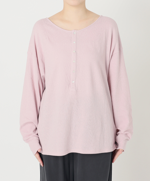 EMILY WEEK(エミリーウィーク)の「《追加》Foggyコットン2WAYプルオーバー(Tシャツ/カットソー・レディース・グレー/ホワイト/ピンク・FREE)」の18枚目の写真