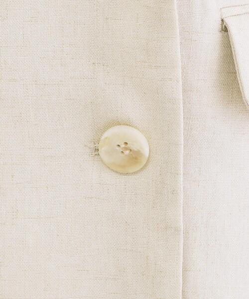 OPAQUE.CLIP(オペークドットクリップ)の「ダブルブレストジャケット【洗える/UVケア/防シワ加工/接触冷感】(テーラードジャケット・レディース・ライトベージュ/ネイビー/ベージュ・40/38/36)」の16枚目の写真