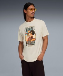 PUMA プーマ メンズ グラフィック キャット カウボーイ リラックスド 半袖 T