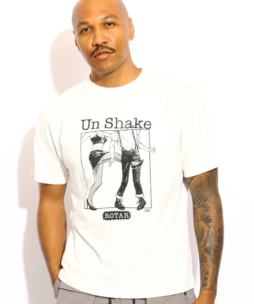 ROTAR(ローター)の「Un Shake Tee(Tシャツ/カットソー・メンズ・ホワイト系その他/オレンジ系その他/スミクロ・SMALL/MEDIUM/LARGE/X-LARGE)」の5枚目の写真