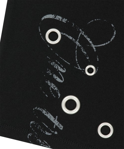 MAHAGRID(マハグリッド)の「『mahagrid/マハグリッド』TRUTH EYELET TEE/トゥルース アイレット Tシャツ(Tシャツ/カットソー・レディース・ホワイト/ブラック・XS)」の13枚目の写真