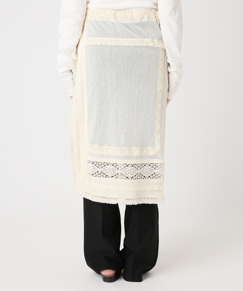 JOURNAL STANDARD（ジャーナルスタンダード）の「別注【MIKA KASAI】Lace Skirt（スカート・レディース・ホワイト・FREE）」の5枚目の写真