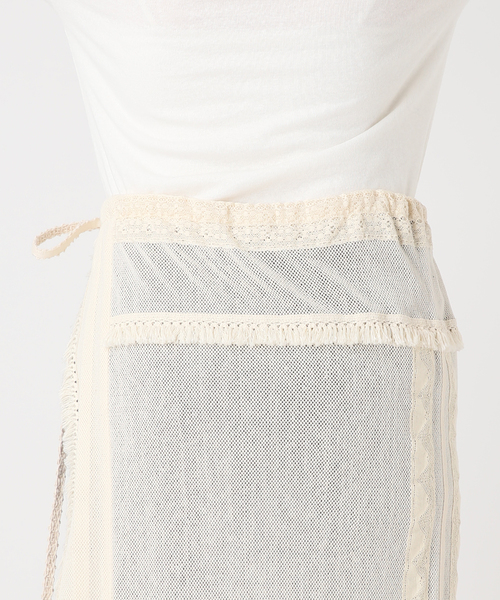 JOURNAL STANDARD（ジャーナルスタンダード）の「別注【MIKA KASAI】Lace Skirt（スカート・レディース・ホワイト・FREE）」の7枚目の写真