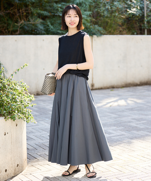 SLOBE IENA（スローブイエナ）の「NHE ロングハンドルカゴバッグ S26004NGANGNG HA（かごバッグ・レディース・ブラック/ブラック系その他・FREE）」の9枚目の写真