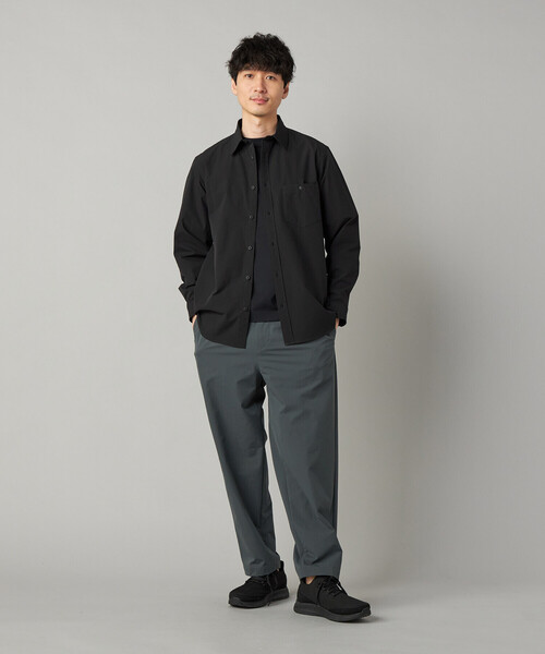 COMME CA MEN(コムサメン)の「【撥水】【COMME CA MEN BLACK】〔TEXBRID〕レギュラーシャツ(シャツ/ブラウス・メンズ・ブラック・M/L)」の3枚目の写真