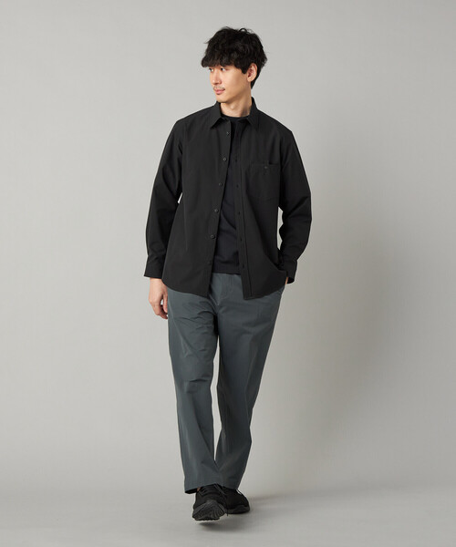 COMME CA MEN(コムサメン)の「【撥水】【COMME CA MEN BLACK】〔TEXBRID〕レギュラーシャツ(シャツ/ブラウス・メンズ・ブラック・M/L)」の4枚目の写真