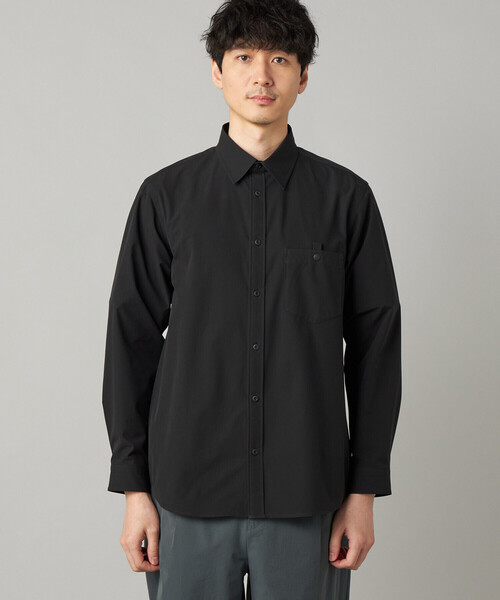 COMME CA MEN(コムサメン)の「【撥水】【COMME CA MEN BLACK】〔TEXBRID〕レギュラーシャツ(シャツ/ブラウス・メンズ・ブラック・M/L)」の7枚目の写真