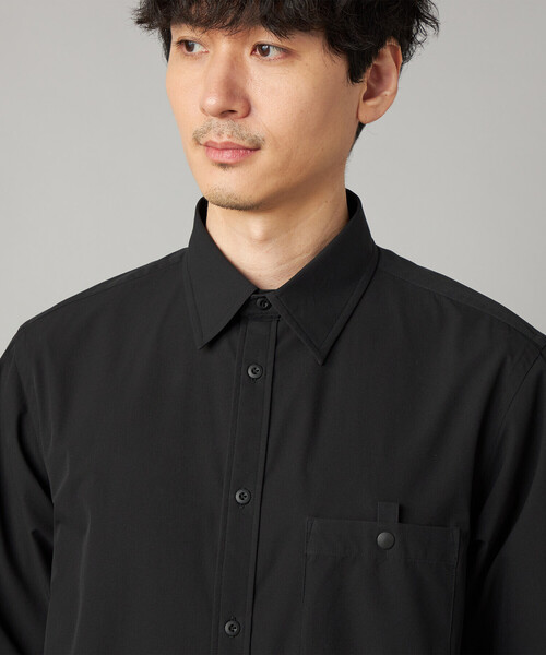COMME CA MEN(コムサメン)の「【撥水】【COMME CA MEN BLACK】〔TEXBRID〕レギュラーシャツ(シャツ/ブラウス・メンズ・ブラック・M/L)」の10枚目の写真