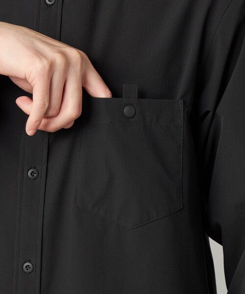COMME CA MEN(コムサメン)の「【撥水】【COMME CA MEN BLACK】〔TEXBRID〕レギュラーシャツ(シャツ/ブラウス・メンズ・ブラック・M/L)」の11枚目の写真