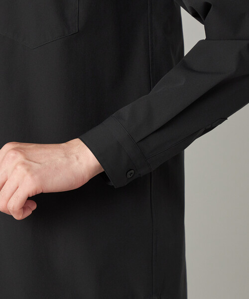 COMME CA MEN(コムサメン)の「【撥水】【COMME CA MEN BLACK】〔TEXBRID〕レギュラーシャツ(シャツ/ブラウス・メンズ・ブラック・M/L)」の12枚目の写真