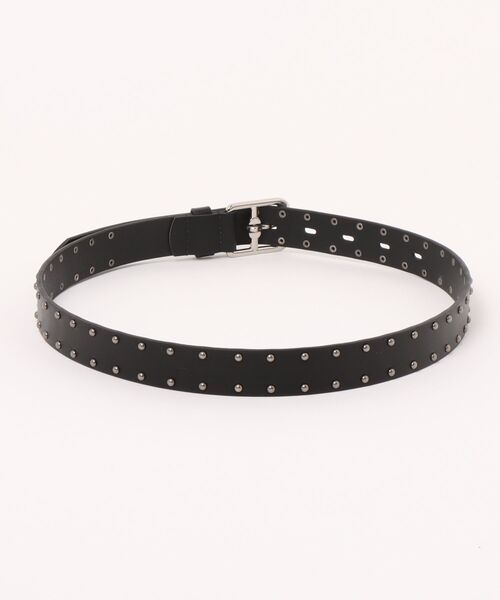 Editors Draw（エディターズドロー）の「30mm レザースタッズベルト（ベルト・メンズ・ダークブラウン/ブラック・FREE）」の9枚目の写真