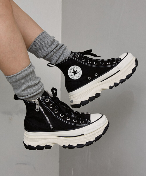 CONVERSE(コンバース)の「CONVERSE/コンバース ALL STAR TREKWAVE Z HI 限定展開(スニーカー・レディース・ブラック/パープル・24.0cm/23.0cm/25.0cm)」の5枚目の写真